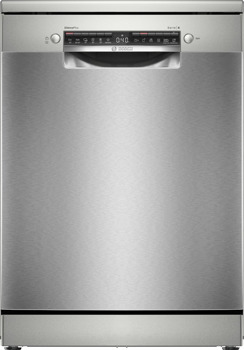 Bosch SMS4EMI06E- Serie 4 - Vrijstaande vaatwasser - RVS