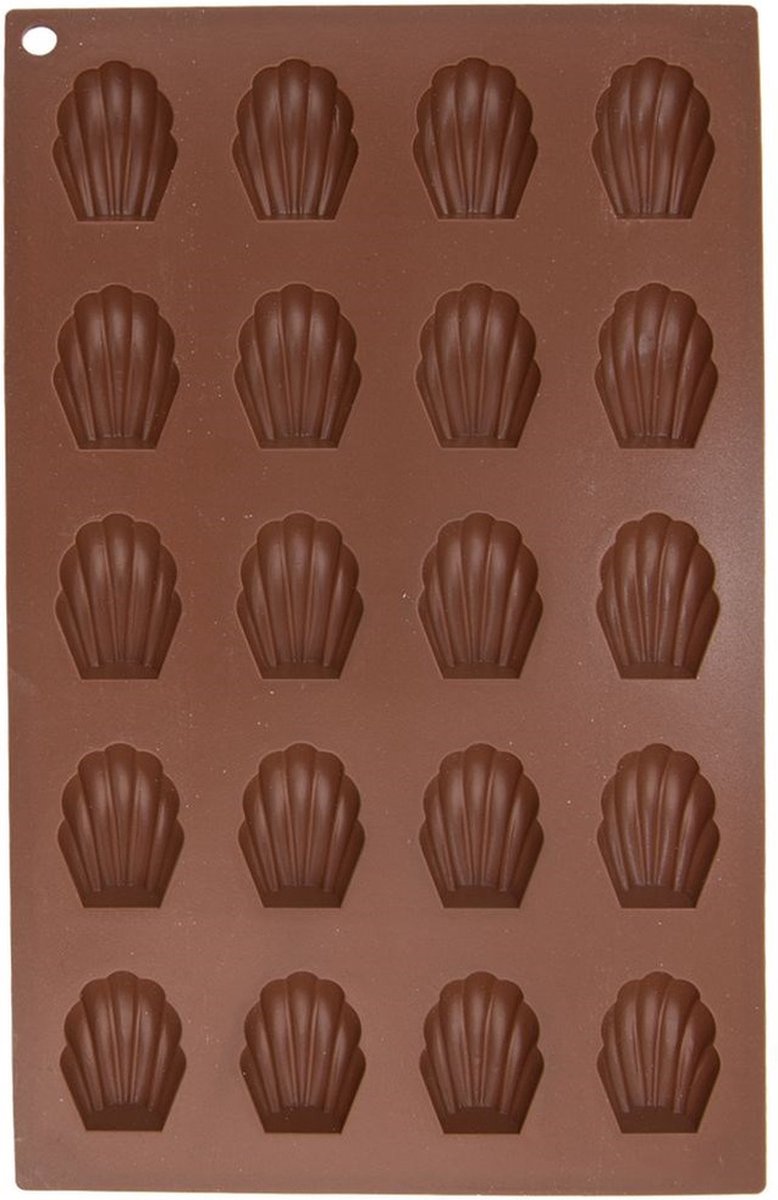 Koekjesvorm Silicone Bruin Zeeschelpen SILLINIE - Bakvorm voor Koekjes