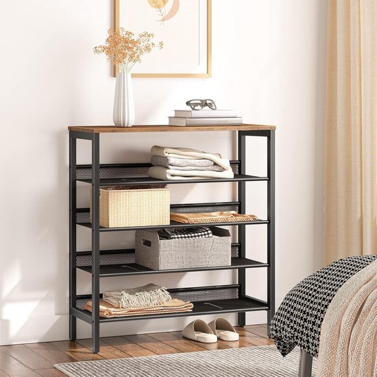Zwaar metalen opbergrek 180x92x46 cm kopen? | Wandrekken Zwaar metalen opbergrek 180x92x46 cm kopen? | Wandrekken
