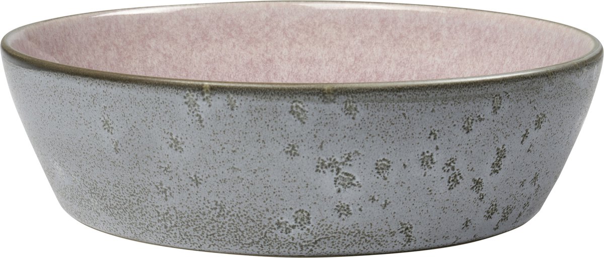 BITZ Soepkom Dia. 18 x 5 cm Grijs/Light pink