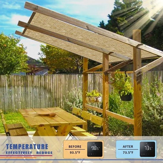 WLBXDRZK Schaduwnet, schaduwnet met ogen, 70% schaduwpercentage, uv- bestendig, voor plantenbescherming, broeikas, schuur of kennel, 2 x 3 m, zwart