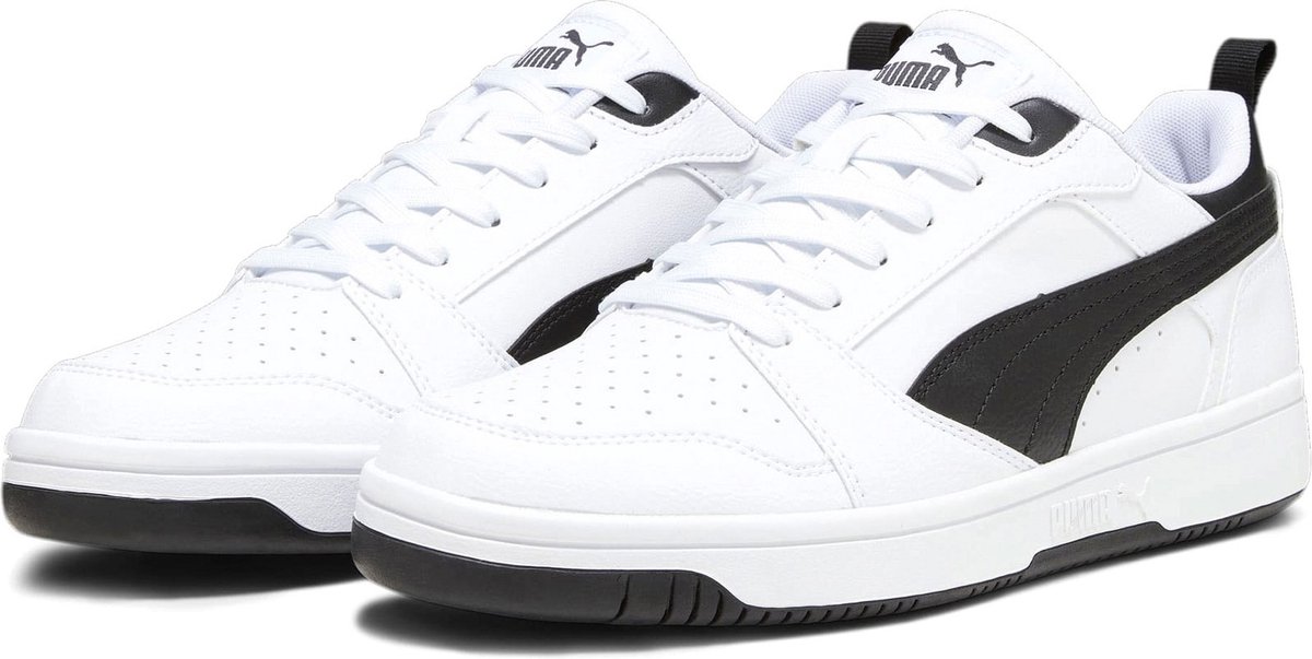 Puma Rebound v6 Low wit - zwart