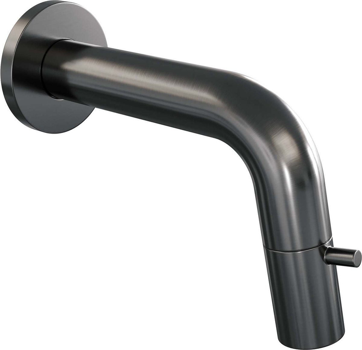 Brauer Gunmetal Edition Inbouw Fonteinkraan - Inkortbaar en Geborsteld PVD