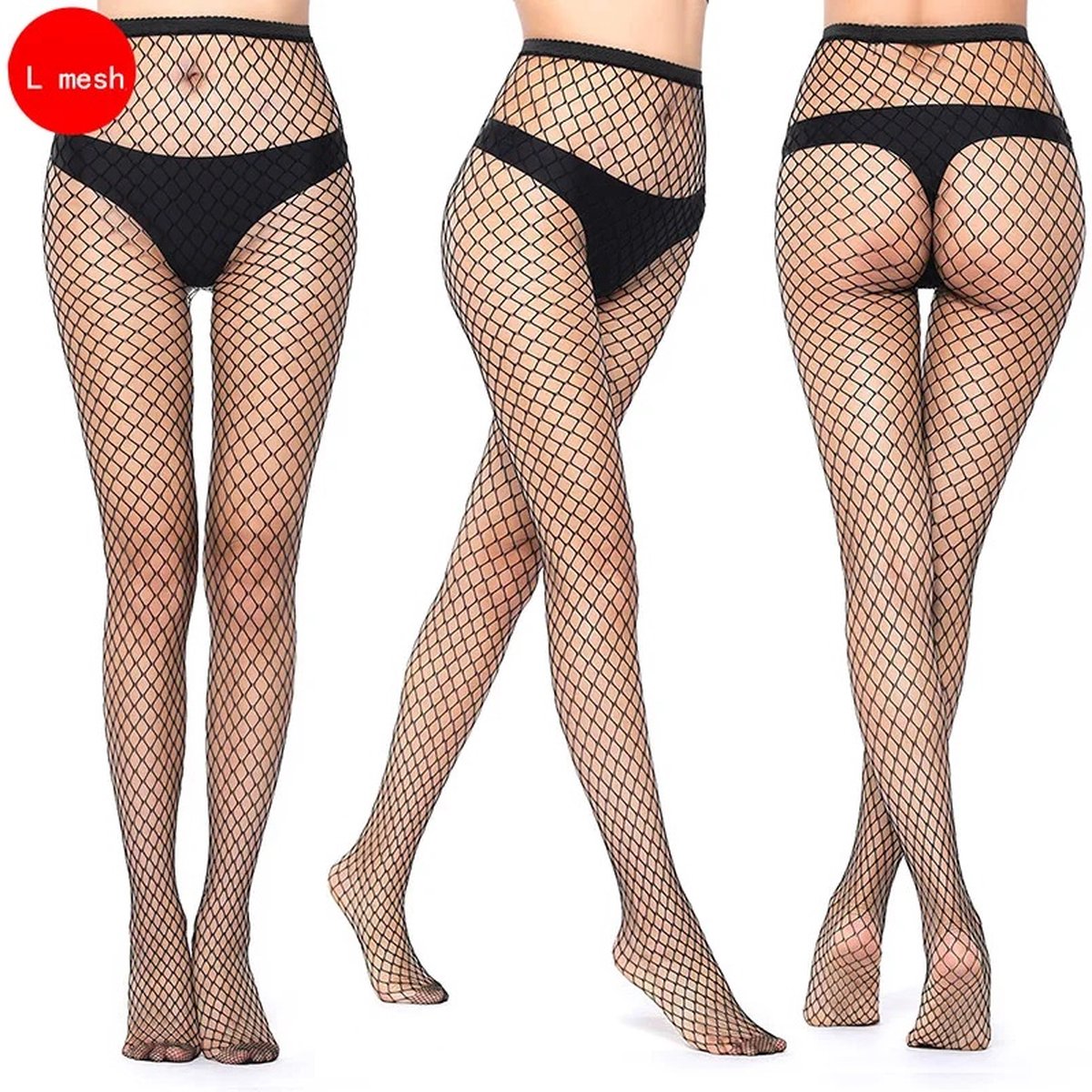Goedkoopste Erotische Erotische Panty Met Kleine Fisnet I Lingerie I Fishnet I Sexy Erotisch Ondergoed I One Size M/L I Zwart