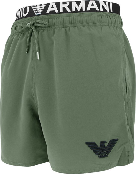 Foto: Emporio armani double waistband zwemshort groen xl