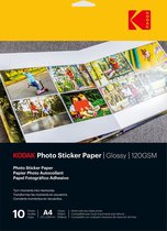Kodak Foto Sticker Papier - Glossy - 120g/m² - A6 - 20 vellen