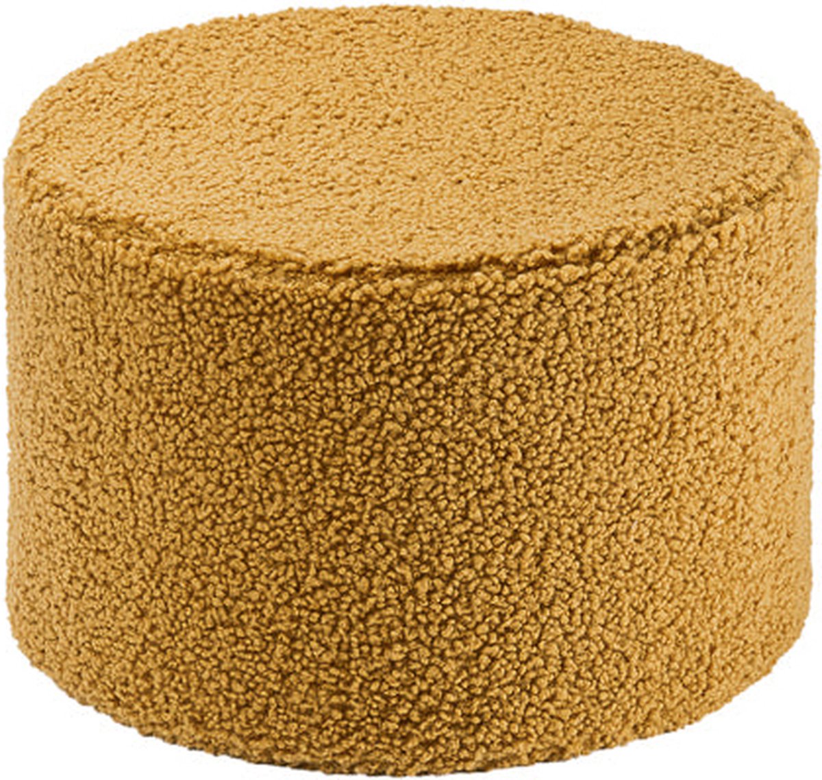 Wigiwama Teddy Pouffe / Poef - Ø40x25cm - Maple