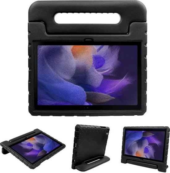 iMoshion Tablet Hoes Kinderen Geschikt voor Samsung Galaxy Tab A8 (2021/2022) - iMoshion Kidsproof Backcover met handvat - Zwart
