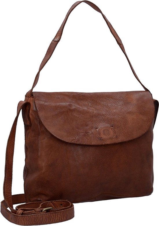 HAROLD'S Cuir Sac à épaule bandoulière Sac à épaule Submarine Shoulderbag Cognac Brun
