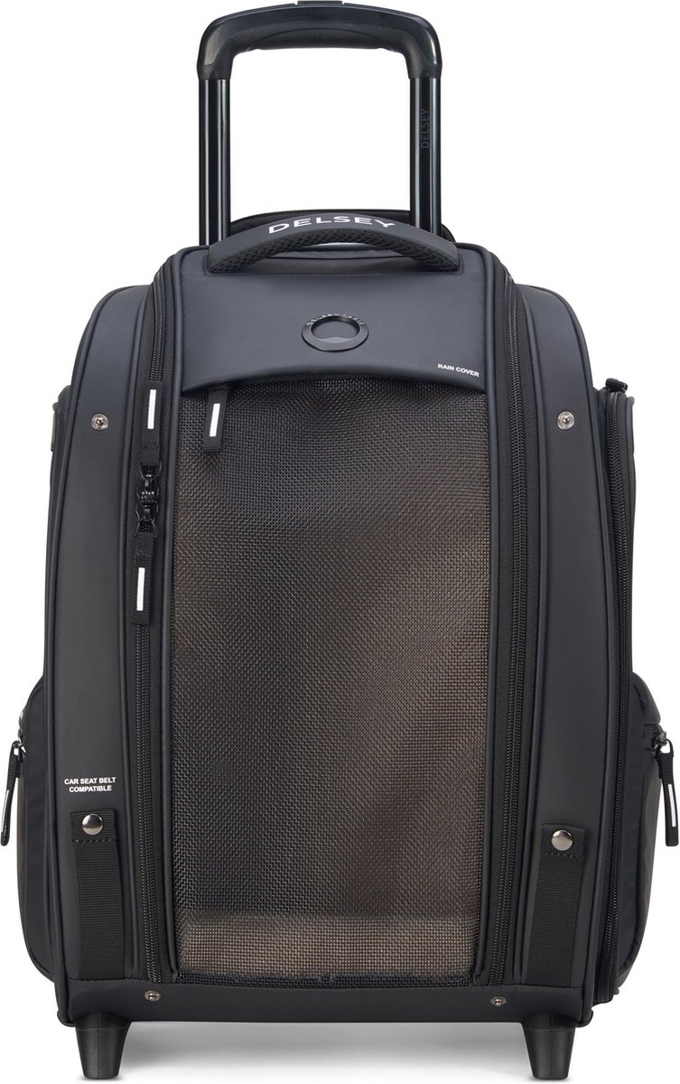 DELSEY PARIS Trolley Reistas Raspail 2R Pet Carrier Black Zwart 48cm