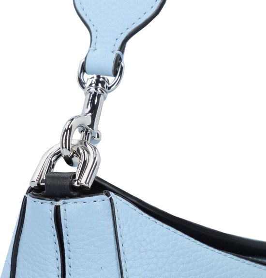 LIEBESKIND BERLIN Cuir Sac à épaule Alessa 3 Pebble Shoulder Bag Breath Bleu clair