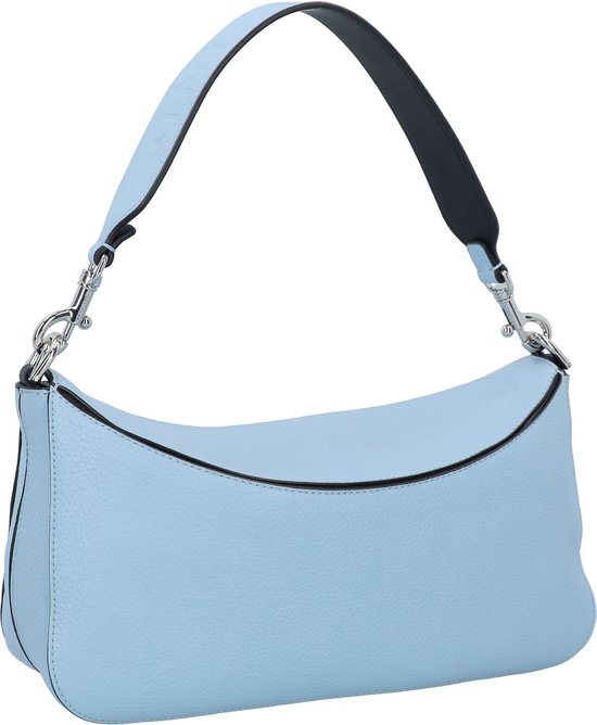 LIEBESKIND BERLIN Cuir Sac à épaule Alessa 3 Pebble Shoulder Bag Breath Bleu clair