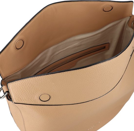 Sac à épaule Liebeskind Berlin Alessa 3 Pebble - Taille L, Couleur Sandy, Cuir, Neuf étiqueté