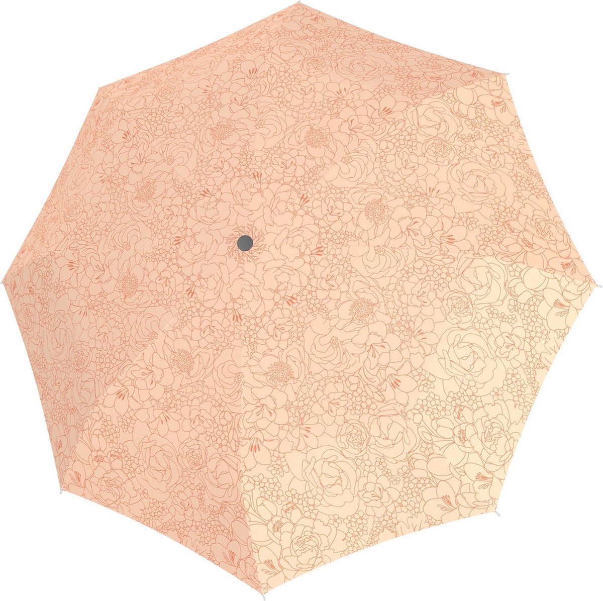 Doppler Fiber Magic Giardino Zak paraplu 29 cm - 98cm Diameter - soft orange