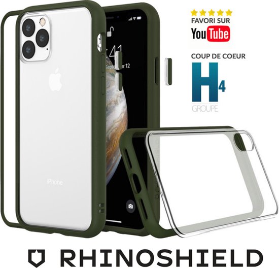 Rhinoshield MOD NX Telefoonhoesje geschikt voor Apple iPhone 13 Pro Hoesje Hardcase Backcover Shockproof - Camo Green