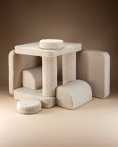 Wigiwama Teddy Settee - 136x78x46cm - Cream White