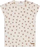 Prénatal peuter T-shirt - Meisje - Light Brown Melange - Maat 104