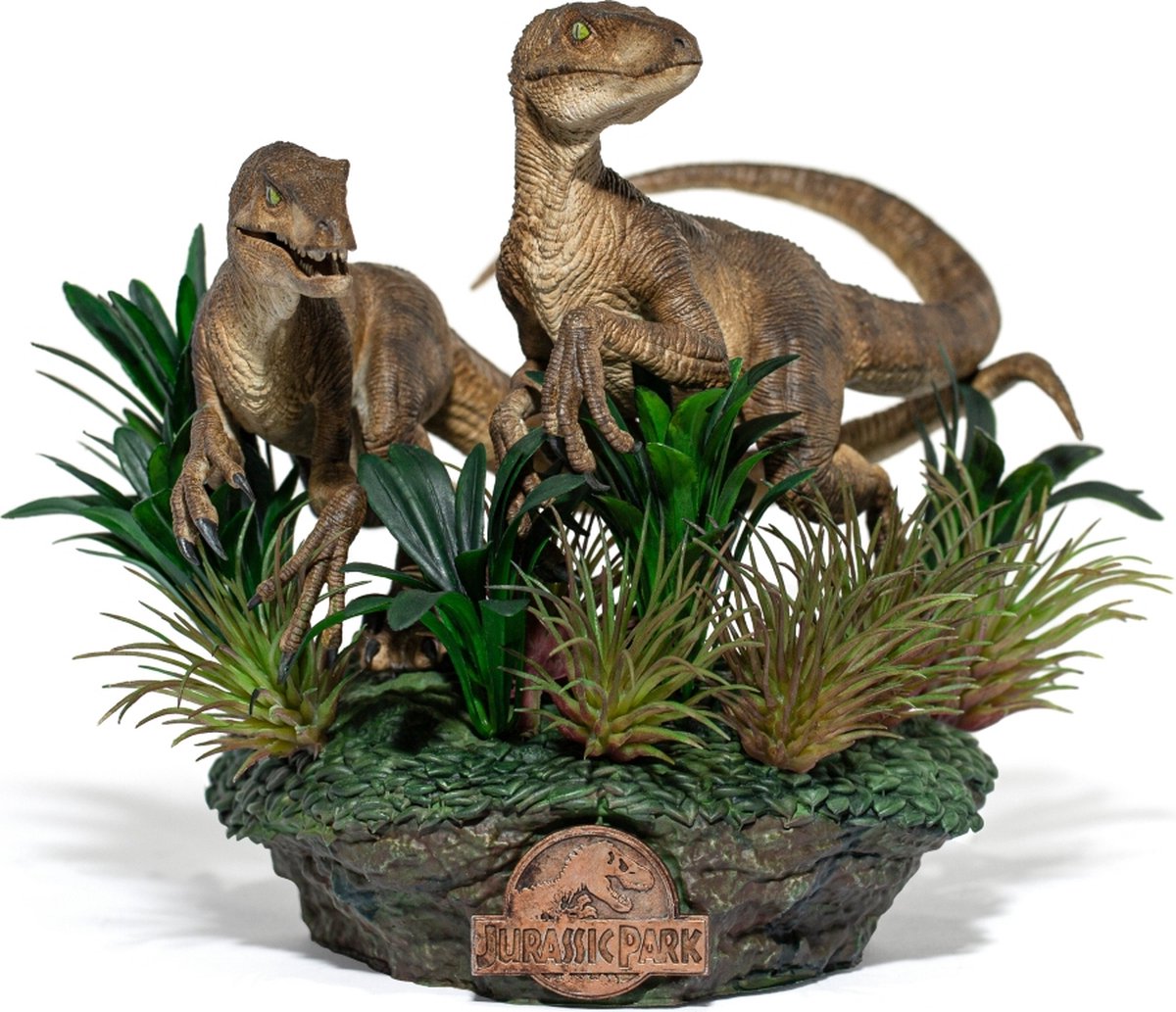 Iron Studios Jurassic Park - Statue Deluxe 1/10 - Just The Two Raptors