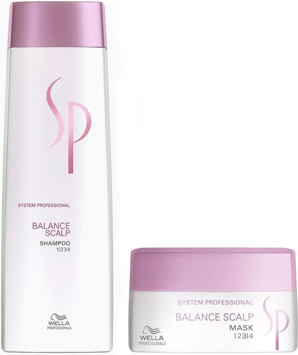 Wella SP Balance Scalp Shampoo 250ml Balance Scalp Mask 200ml Voordeelverpakking