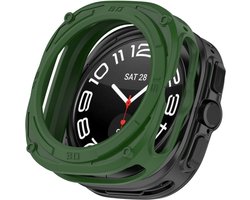 Hoesje Geschikt voor de Samsung Galaxy Watch Ultra 47 MM - TPU Bumper Case - Groen