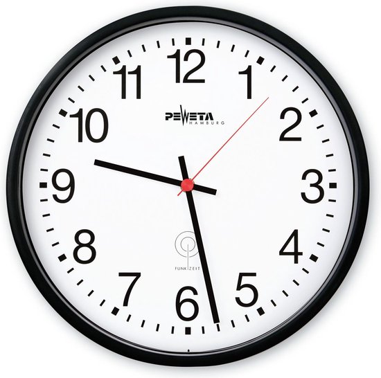 Vind wandklok licht eiken op - april 2026