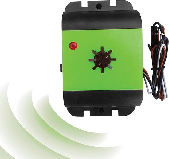 Viaik 12 V marterverjager voor de auto, ultrasone marterafweer met directe aansluiting op autoaccu, effectieve marterverjager voor het verdrijven van marters, betrouwbare marterbescherming voor auto