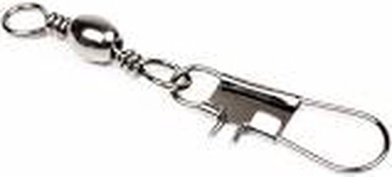 Spro Barrel Swivel+Safety-Snap - Maat 18 - Zwart van Spro — afbeelding 3