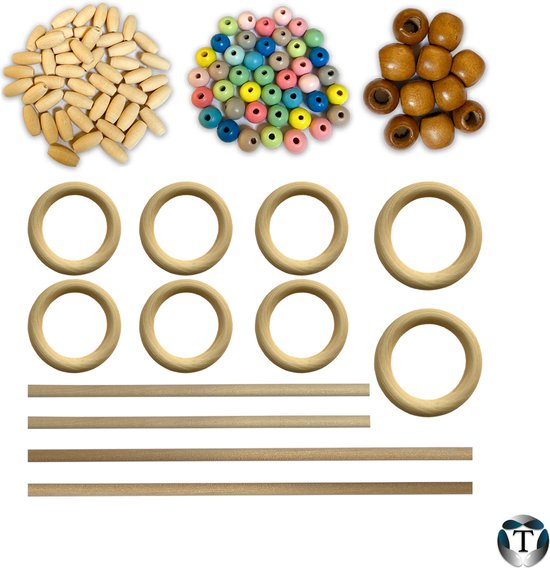 Hobby Pakket | Starter Set | Ringen | Kralen | Stokken | Macramé | Decoratie | DIY | Doe Het Zelf | Hobbymaterialen | Wandkleed | Dromenvanger | Plantenhanger | Tassen | TheOldOmen |