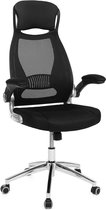 Rootz Ergonomic Office Chair - Mesh Chair - Swivel Chair - Rocking Mechanism - Cooling Effect - Replacement Rollers - 117-126.5cm x 64cm x 55cm