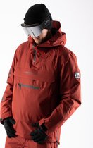 1080 DRAKE-T Mens Snowanorak | Burgundy rood | M | Wintersport Snowboard Ski Kleding