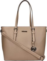 Wimona Laptoptas / Werktas / Aktetas Dames - 15.6 inch - KyaraOne - Taupe