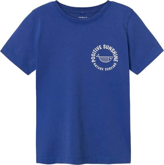 Name It Boy-T-shirt--Clematis Blue-Maat 146/152