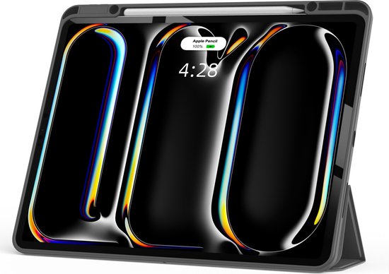 Accezz iPad Pro 13 2024 M4 Hülle: Liquid Silicone Backcover met