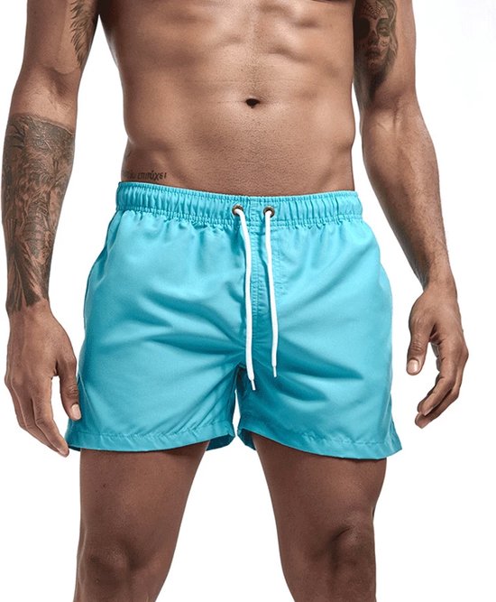 Aansluitende zwembroek met steekzakken en binnenbroek Heren