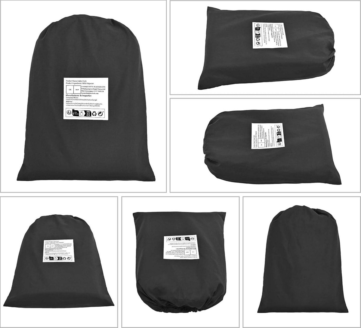 FOLINS&HOME Nappe Ronde Bleu Marine De 228,6 Cm En Tissu Polyester