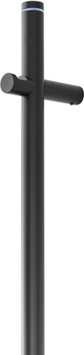 Rosani ONE Elektrische Handdoekradiator 170cm hoog - 30Watt - mat zwart