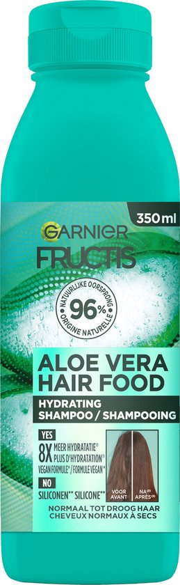 Garnier Fructis Hair Food Aloë Vera Hydraterende Shampoo - Normaal Tot Droog Haar - 350ml
