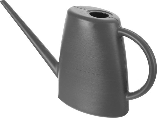 Plant Gieter, 1000ML RVS Gieter Duurzaam Lange Uitloop Ontwerp Kleine Retro Slijtvast voor Binnen voor Tuingereedschap (Zwart