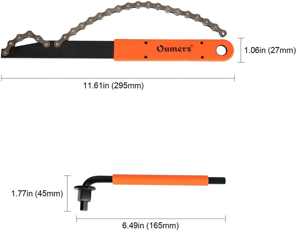 BNGXR Outils de Demonte de Cassette de Vélo, 1 Fouet de Chaîne et 2 Outils de Blocage de Cassette, Kit d'Outils de Chaîne de Vélo, Convient Aux Chaînes de Vitesses 6, 7 BNGXR Outils de Demonte de Cassette de Vélo, 1 Fouet de Chaîne et 2 Outils de Blocage de Cassette, Kit d'Outils de Chaîne de Vélo, Convient Aux Chaînes de Vitesses 6, 7