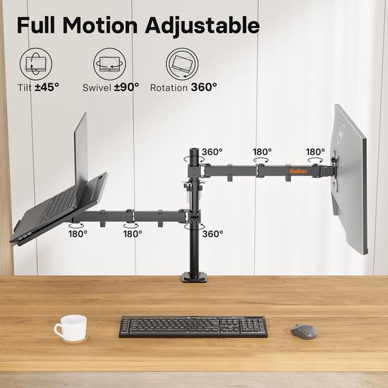 Support Moniteur Ordinateur Réglable En Hauteur - Acier Robuste Avec Ventilation