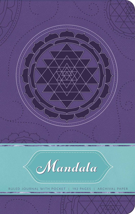 Mandala Hardcover Ruled Journal - cover