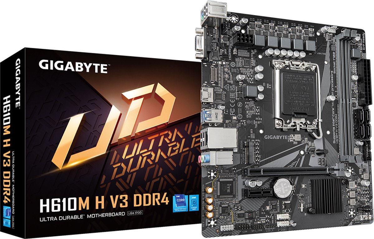Moederbord Intel Gigabyte H610M H V3 DDR4