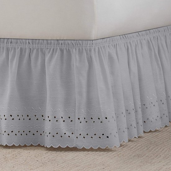 Bedrok effen kleur wikkel rond gegolfde bedrok met sterke elastische vervagingsbestendige stof 15 inch hoog (zwart, aangepaste maat