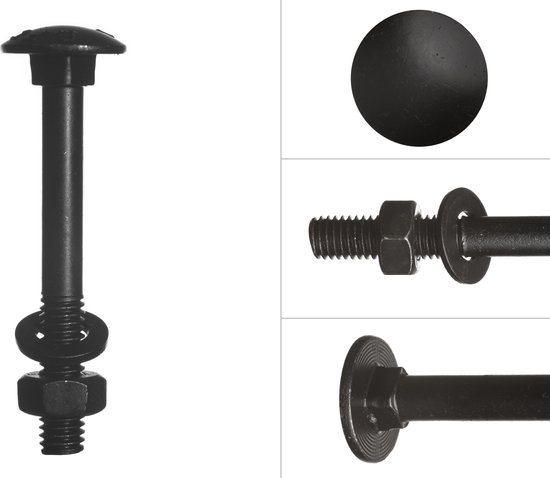 Slotbout met moer verzinkt m10 x 30mm Slotbout met moer verzinkt m10 x 30mm