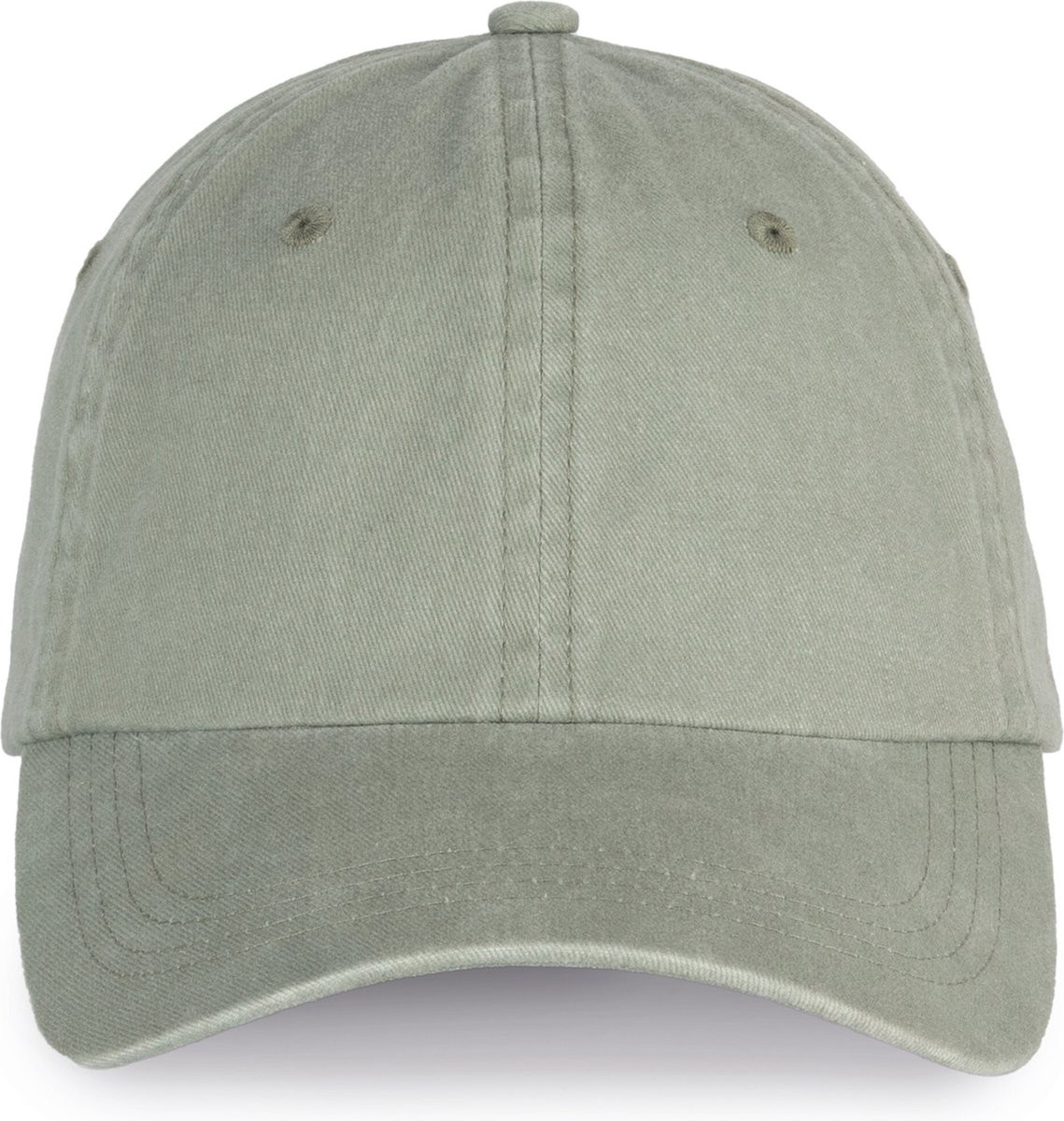 Native Spirit Ecologische en verwassen pet uniseks NS040 - Washed Almond Green - One size