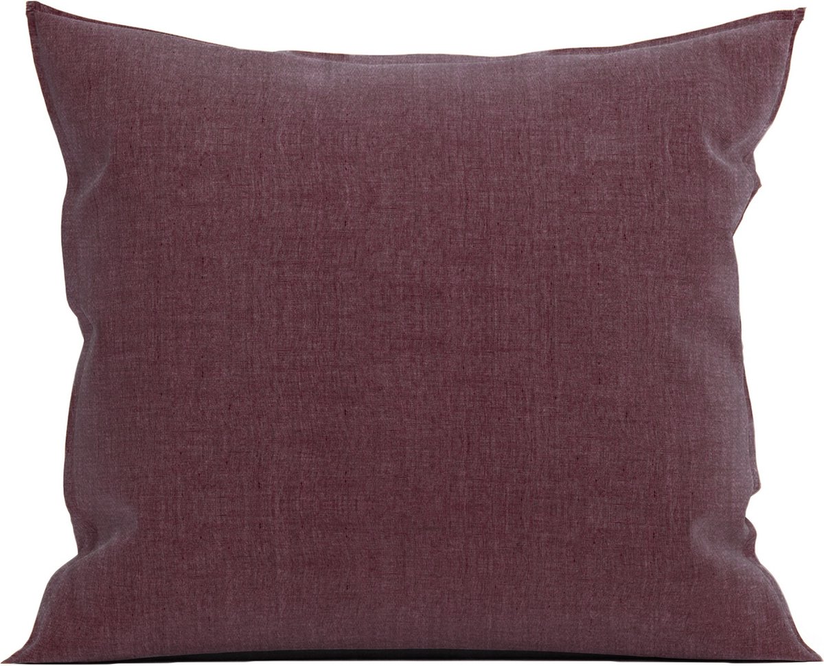 Heckettlane Franela Kussensloop - Rood - 80x80cm - Rood