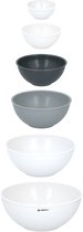 alpina mélange bols - Mélange - Set de 6 Pièces - 0, 25 0, 6-1,15-2-3.35 et 5,25 litre