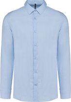 Chemise Homme L Kariban Manches longues Oxford Blue 70% Katoen, 30% Polyester