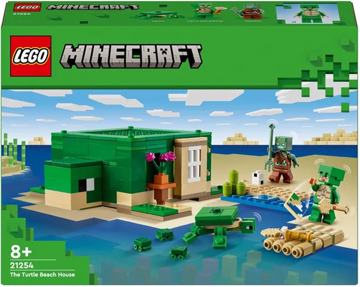 LEGO Minecraft Het schildpadstrandhuis Dieren Speelgoed voor Kinderen vanaf 8 jaar 21254 — afbeelding 12