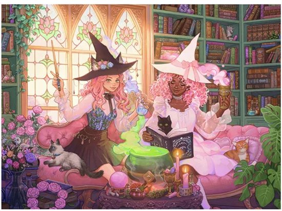 Ravensburger puzzle Enchanting Library - puzzle - 200 pièces